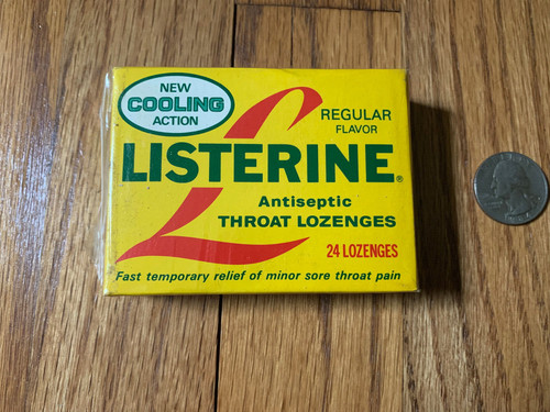 Old box listerine - listerine, lozenges