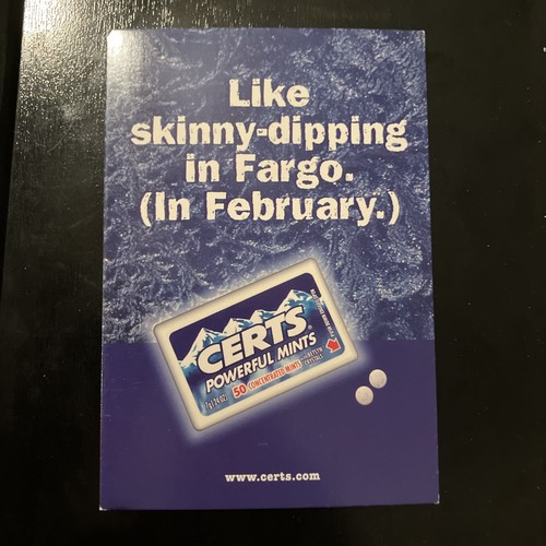 Certs mints postcard like - certs,