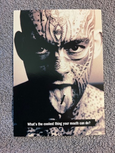 Tattooed man face certs - man,