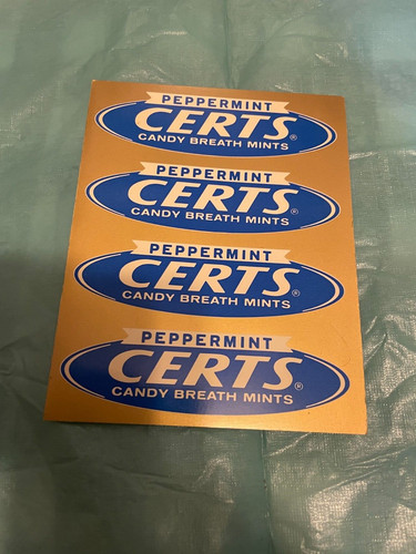 Vintage certs mint peppermint - vintage,